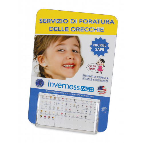 InvernessMed Display Plexiglass with earings 0005881