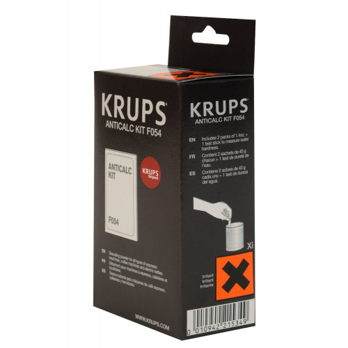 KRUPS F054001B (f054) Κιτ Αφαλάτωσης για Μηχανές Espresso & Πολυροφημάτων 0008080