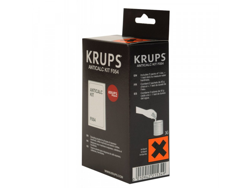 KRUPS F054001B (f054) Κιτ Αφαλάτωσης για Μηχανές Espresso & Πολυροφημάτων 0008080