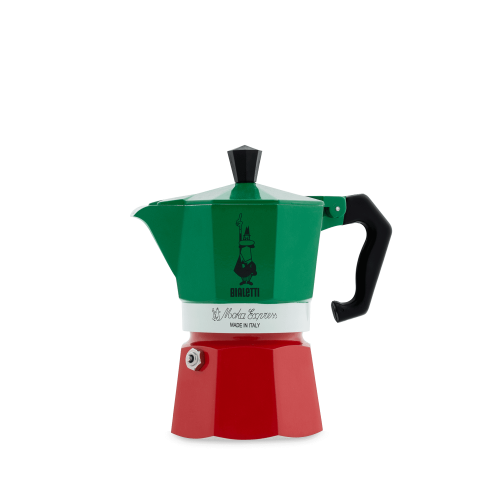 BIALETTI Moka Express Tricolore Italia Καφετιέρα Espresso 3 Μερίδων (0005322) 0021621