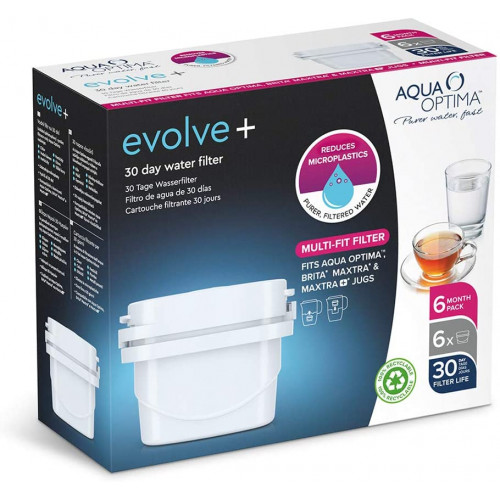 AQUA OPTIMA Evolve+ (EPS620) Αντικαθιστούν Brita Maxtra+ - Ανταλλακτικά Φίλτρα 6τμχ 30ημερών 0023964