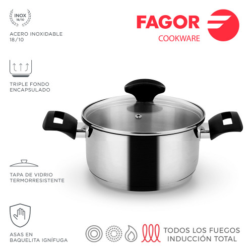 FAGOR 81PXFGCCAL0 ALAIA Κατσαρόλα 20cm 0025889