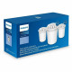 Philips AWP261/10 Ultrafiltration Αντιβακτηριδιακά Ανταλλακτικά Φίλτρα 3 τεμάχια (60 ημερών/Φίλτρο) με τεχνολογία φιλτραρίσματος κοίλων ινών 0026215