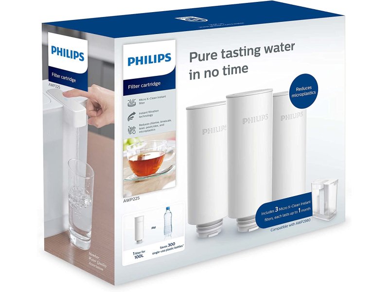 Philips AWP225/24 Ανταλλακτικά Φίλτρα Νερού 3τεμ για τη Συσκευή AWP2980 0034511