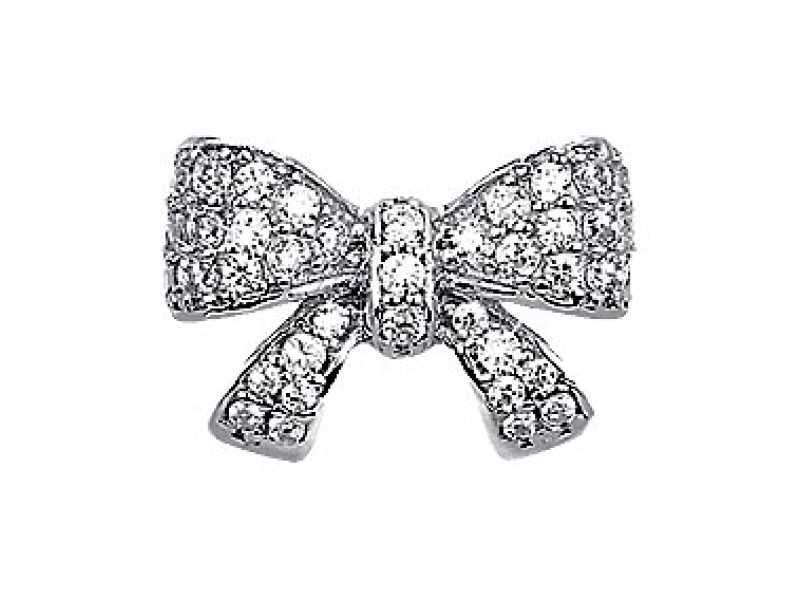 BIOJOUX BJT208 - Bow Tie Crystals 12mm - Stainless Steel 316L 0028294