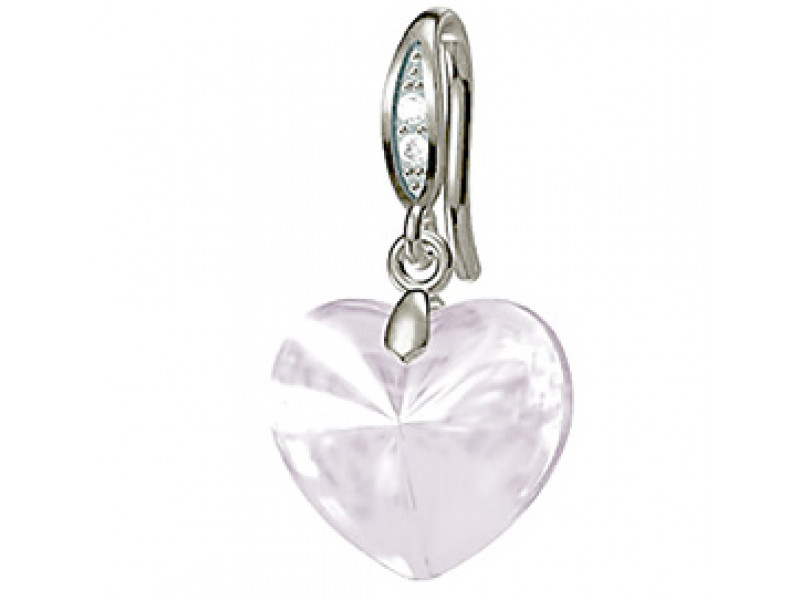BIOJOUX BJT989 - Swarovski Crystal Heart Dangle 14MM 0028519