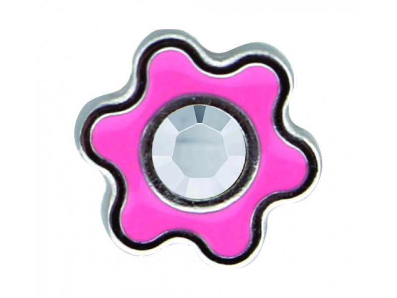 INVERNESSMED K009C Λουλούδι Ροζ Κρύσταλλο 6mm 0032095